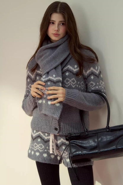 Sunset Knitted Jacket Set-Up