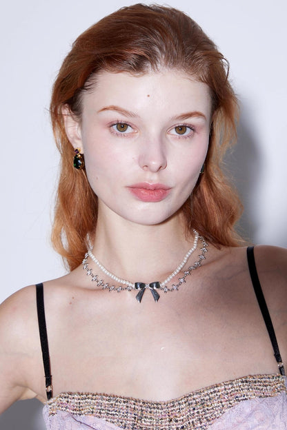 Luxury Pearl Collarbone Necklace