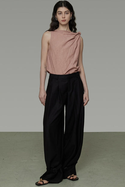 Twisted Pink Sleeveless Camisole