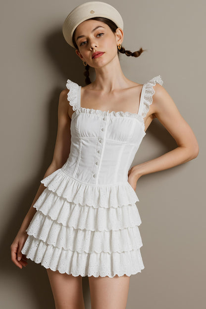 Hyacinth Halter Lace Dress