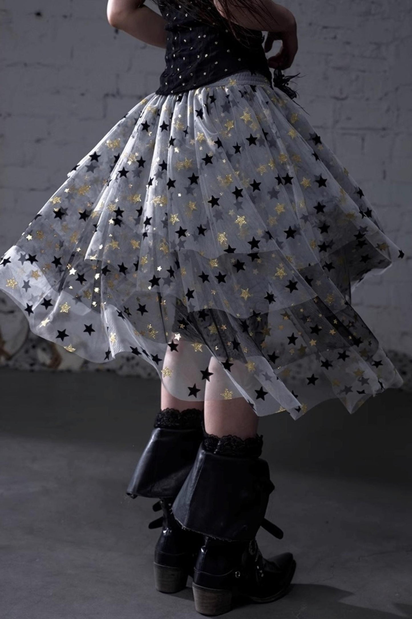 Dreamy Mesh Bustier Gown Dress