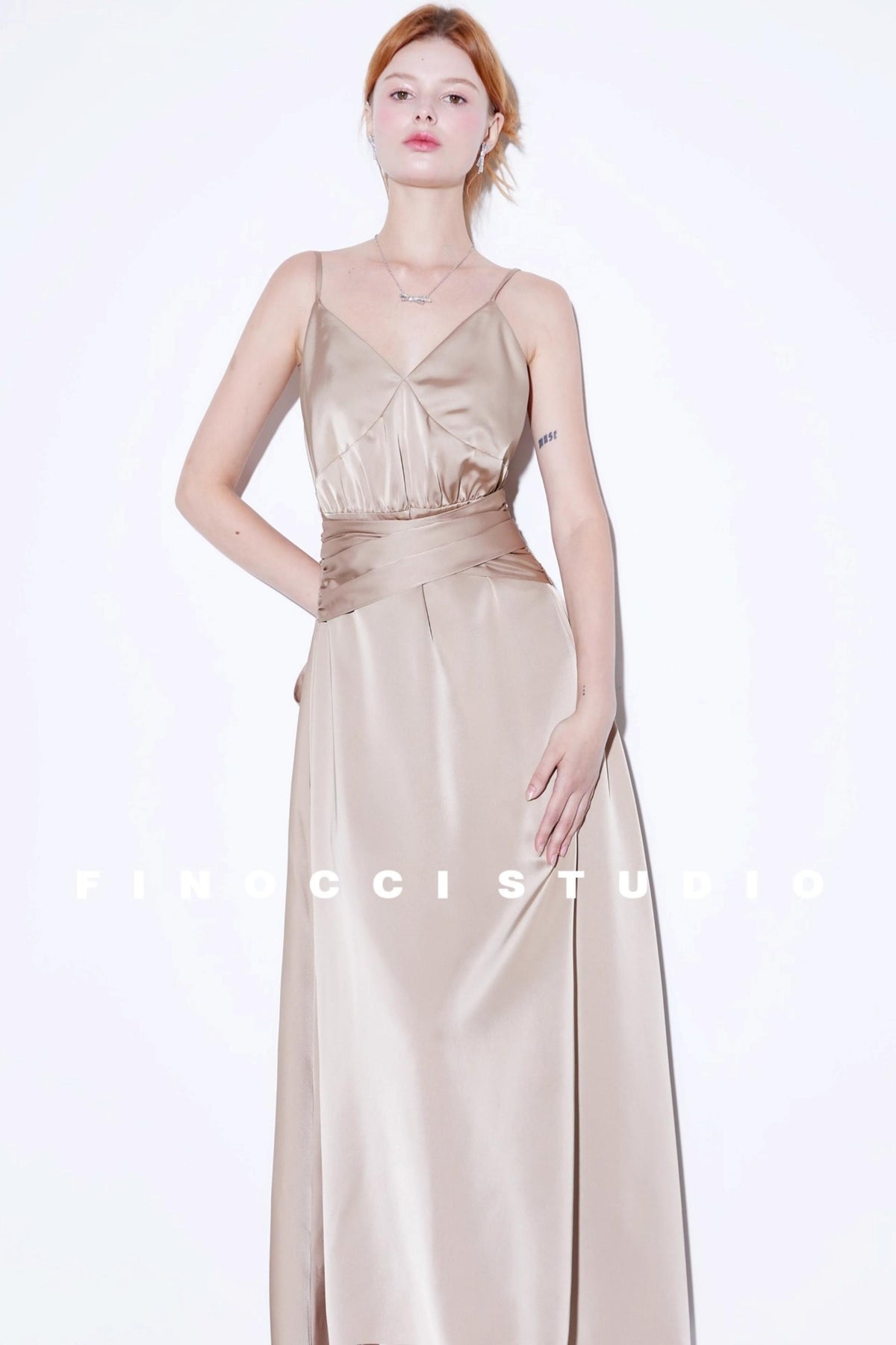 Green Vintage Resort Dress