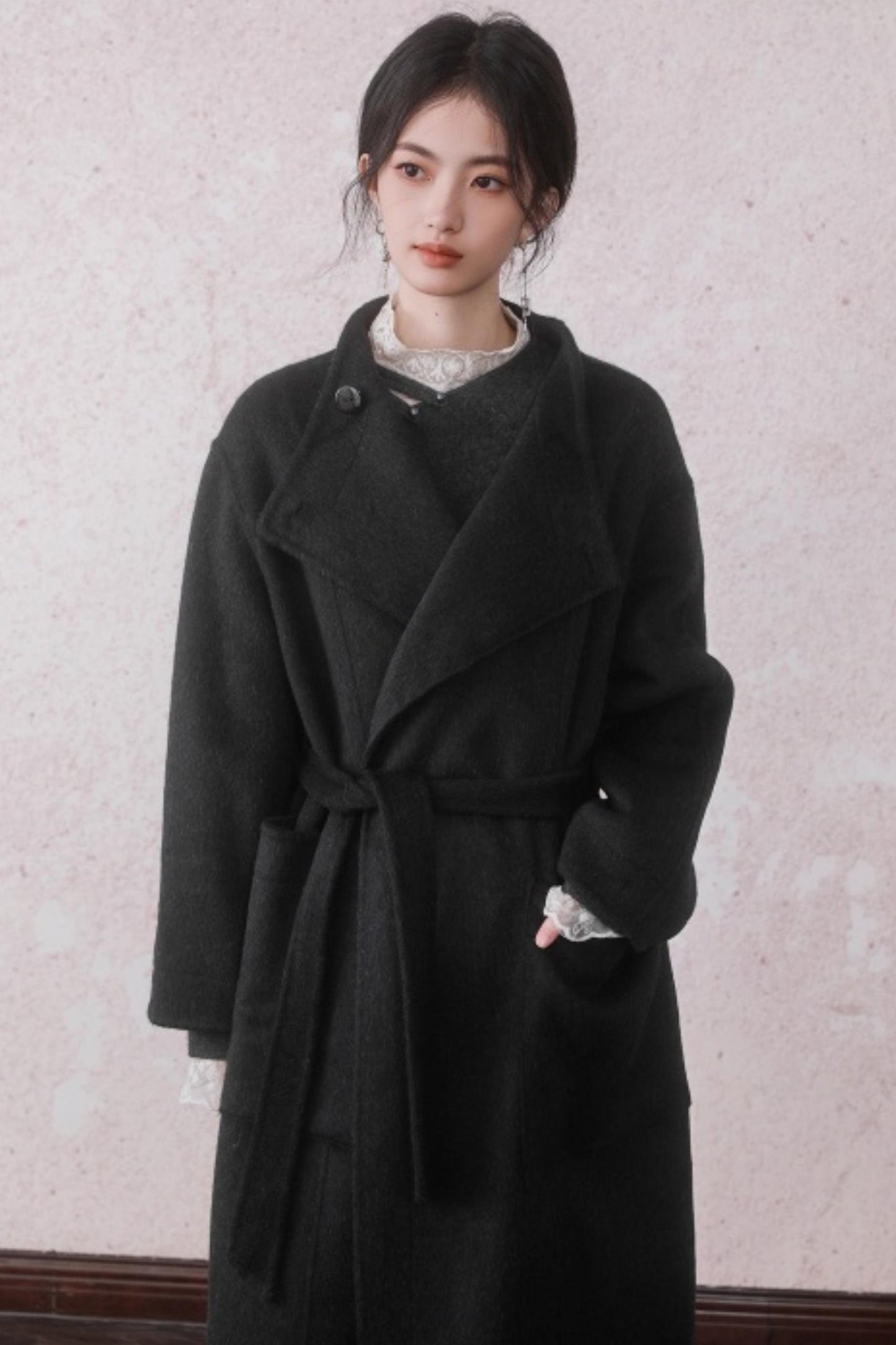 Stone Gray Rabbit Fur Top