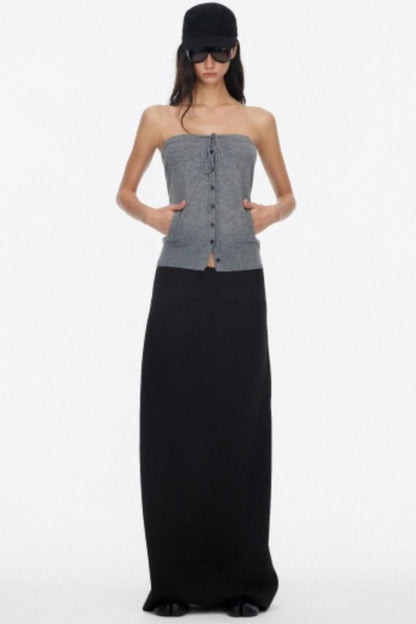 Versatile Slimming Straight Skirt