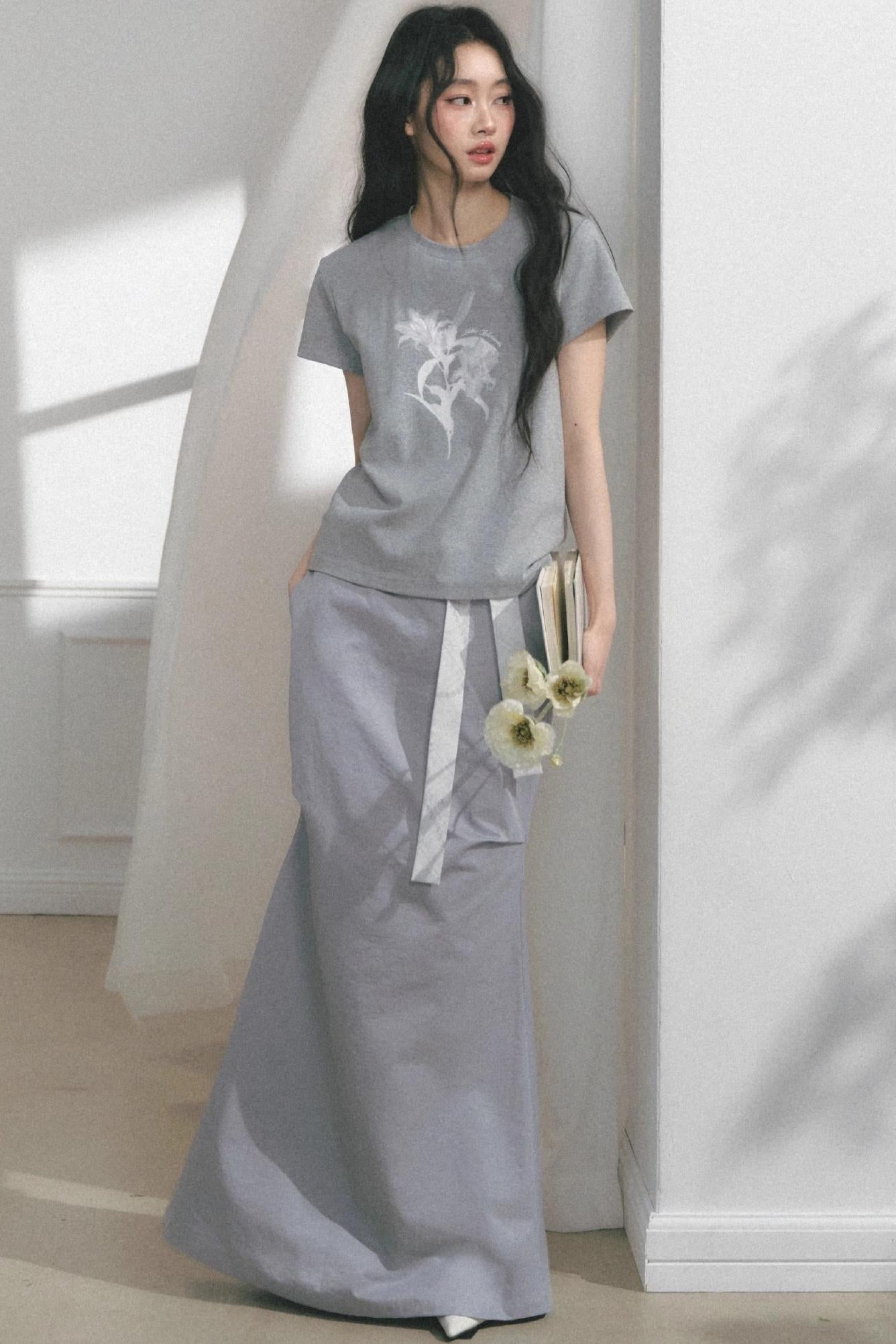 Floral Print Summer Short Sleeve Top