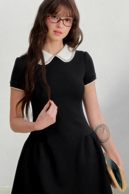 Retro-Strass-Prinzessinenkleid