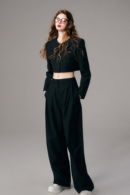 Loose Drape Suit Pants