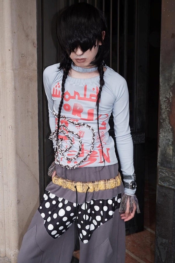 Swimming World Asymmetrical Long Sleeves Top