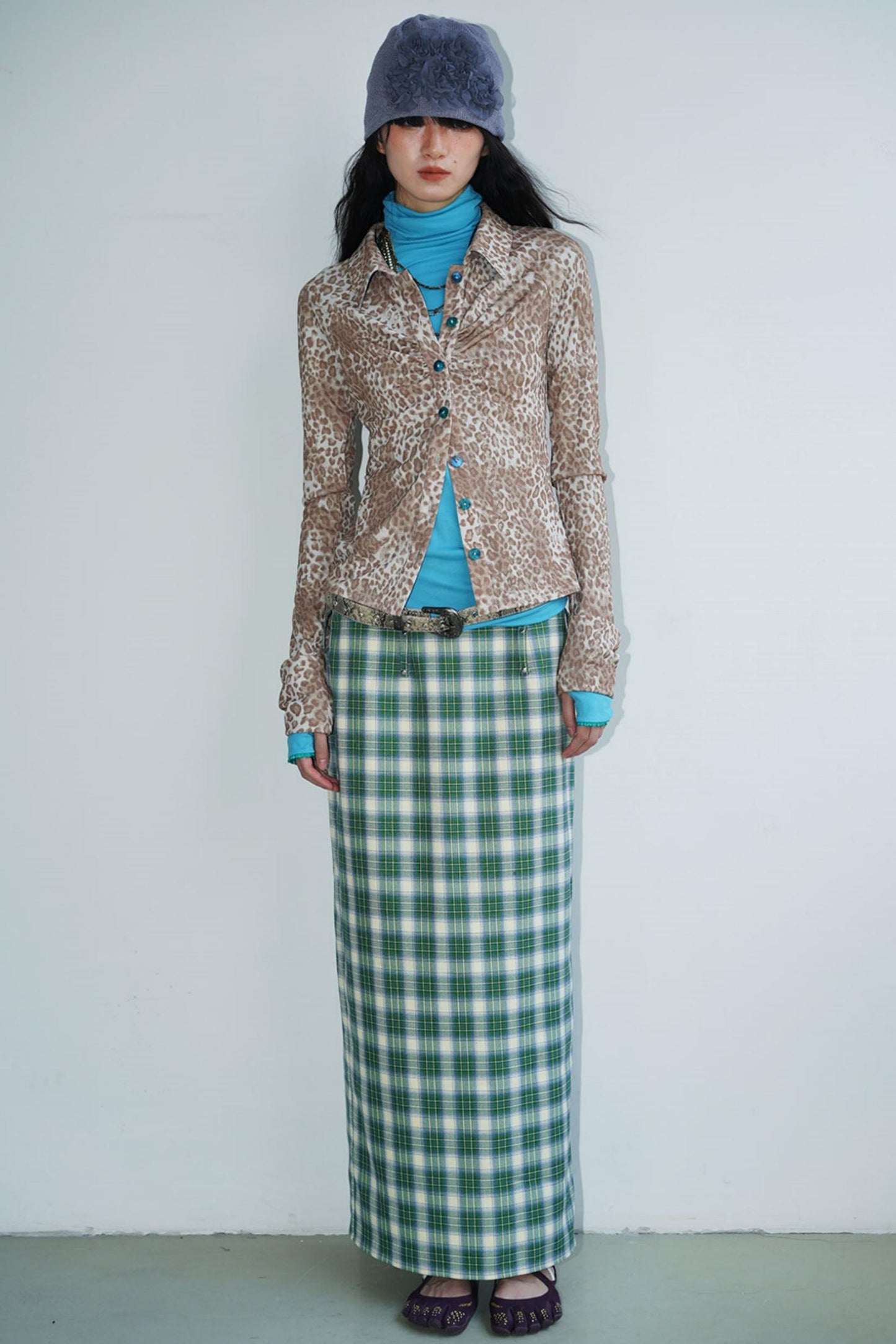 Autumn Leopard Knit Top