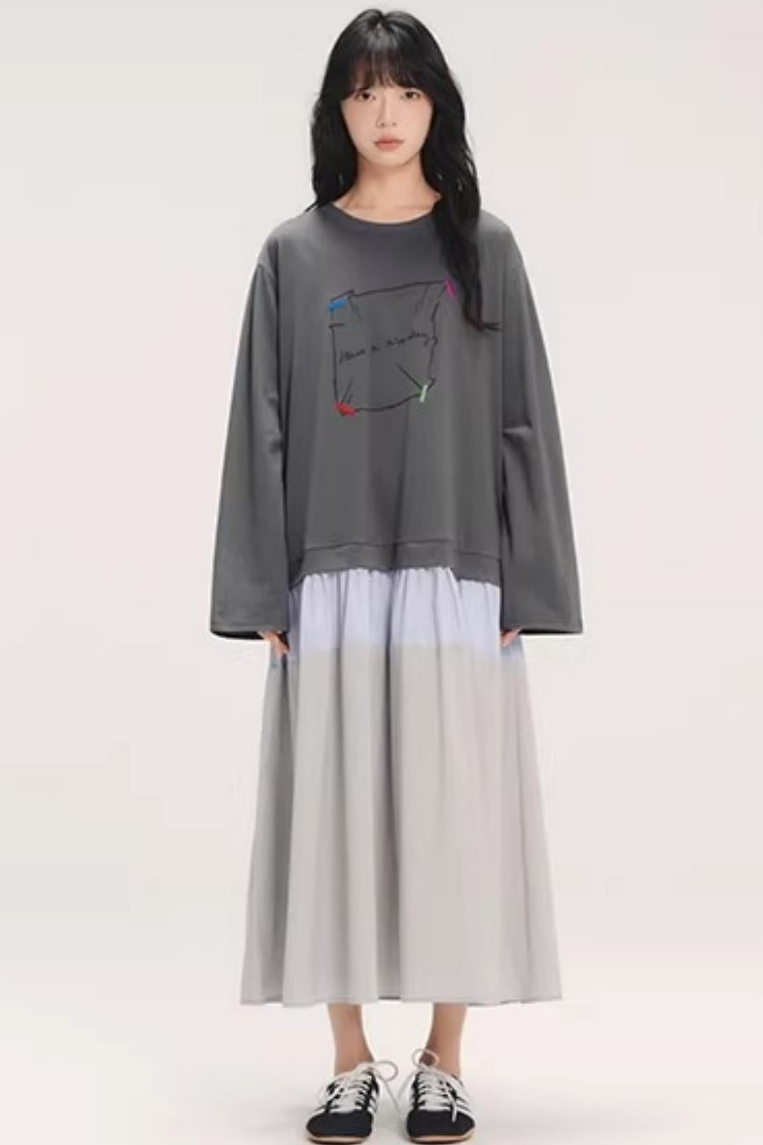 Hand-Painted Note T-Shirt