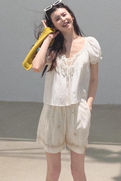 Summer Rome Cut-Out Shorts