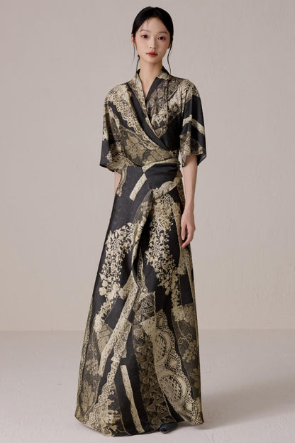 Ethnic Elegance Maxi Dress