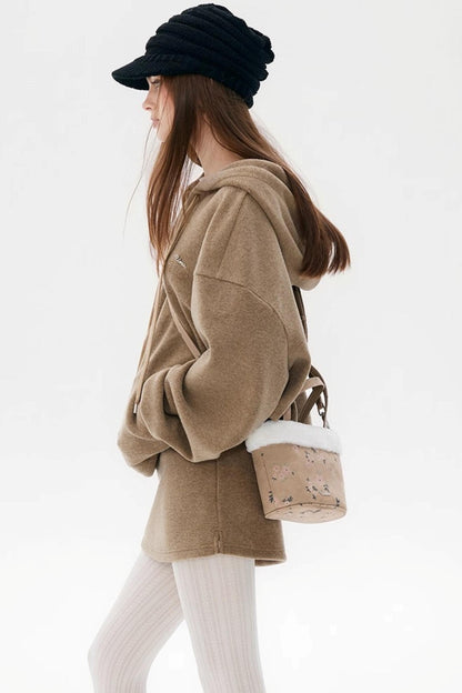 Smoky Winter Hoodie Skirt Set-Up