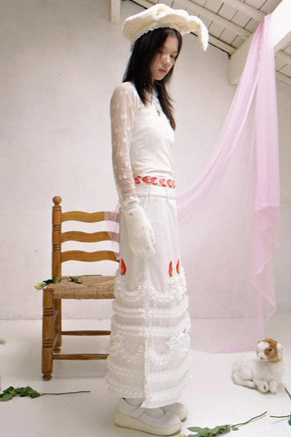 Institute Happy Birthday Lace Beret