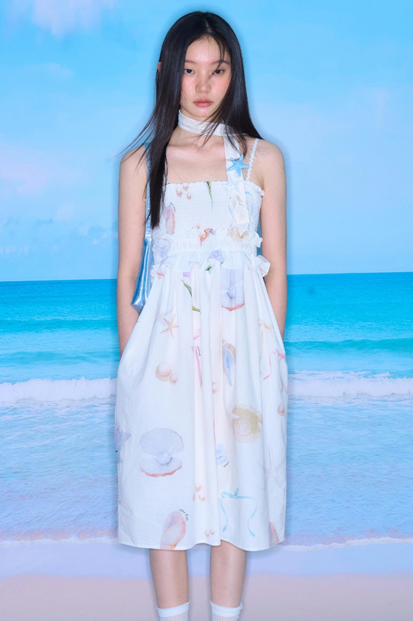 Chic Sea Bustier Skirt