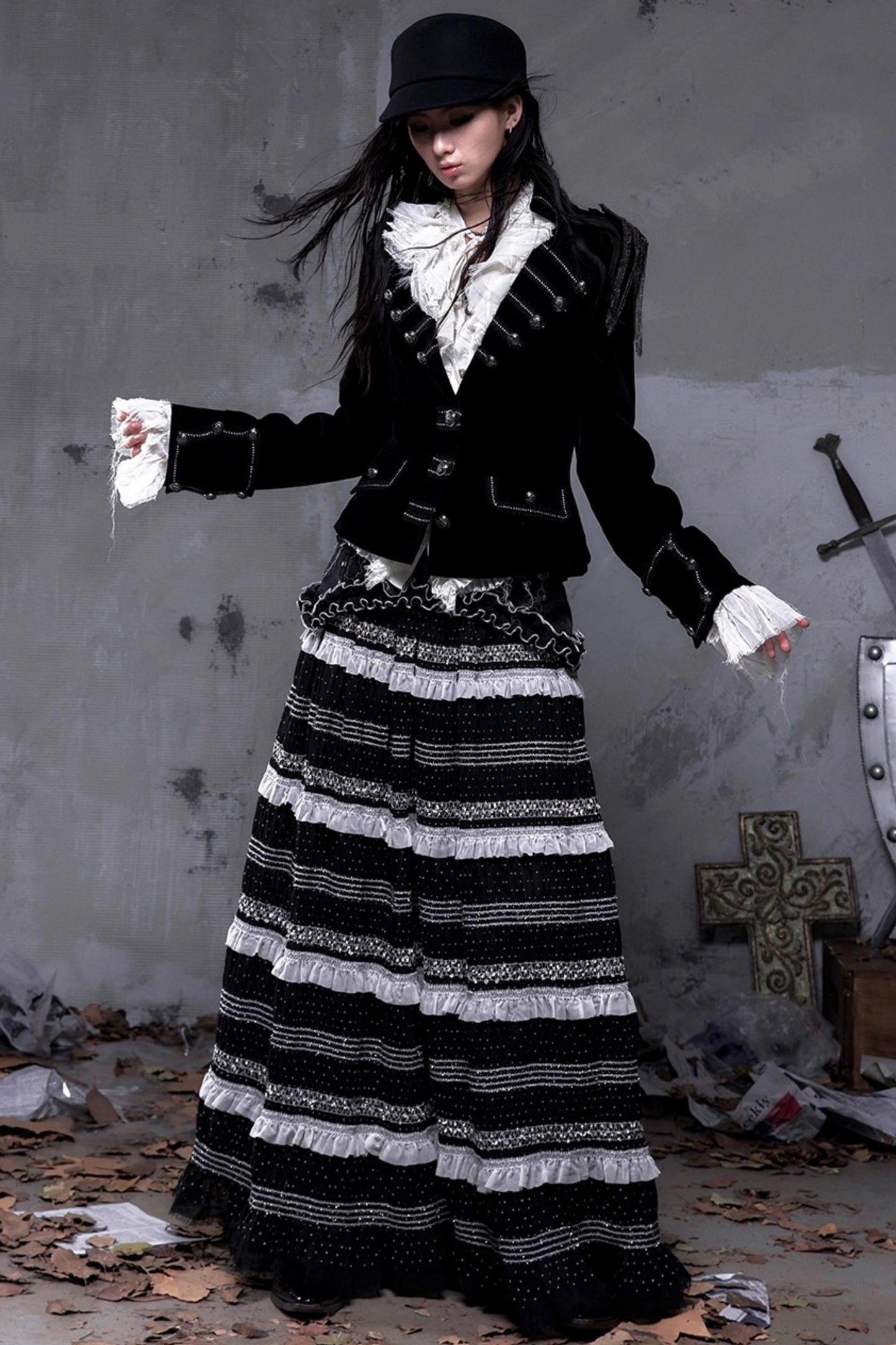 Rock Daughter Lace A-Line Skirt