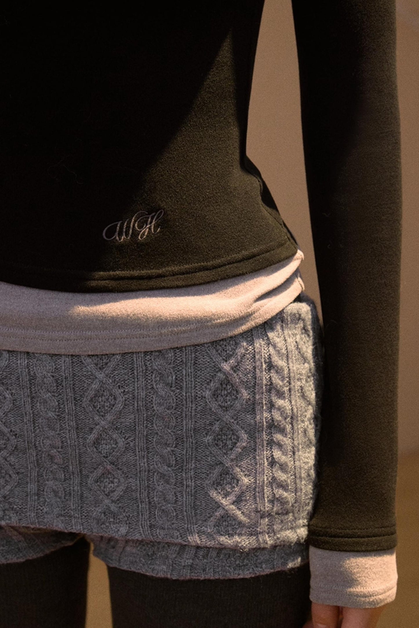 Color-Block Two-Piece T-Shirt