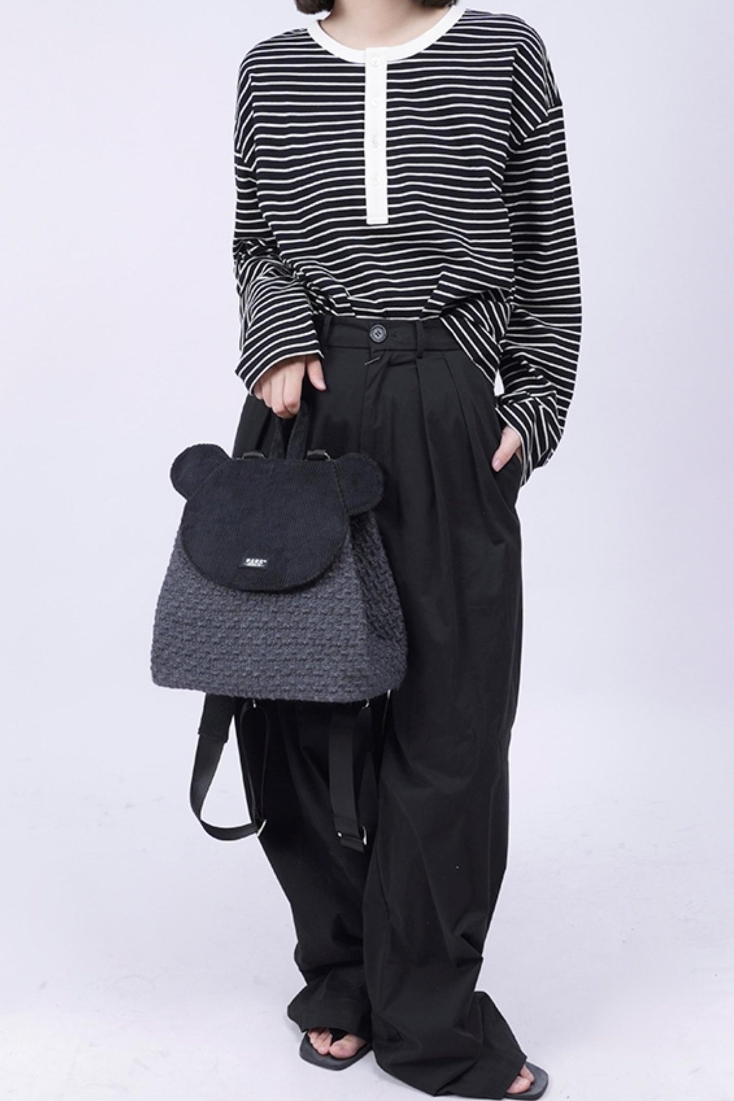 Patchwork Bear Crossbody Bag