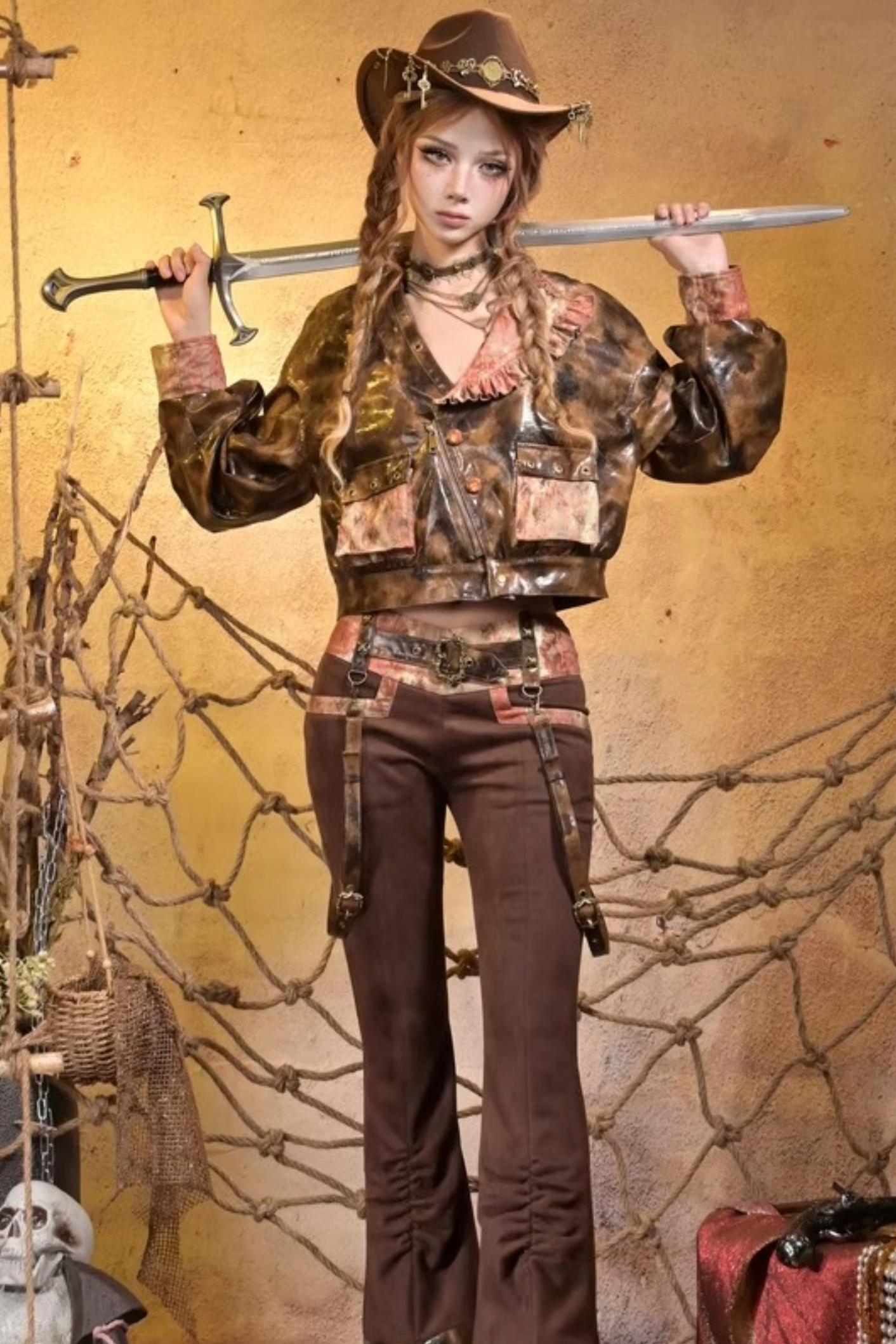 Melard Lace Steampunk Jacket Set-Up