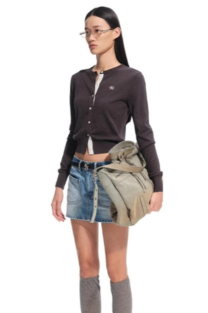 Modern Water Straight Skirt