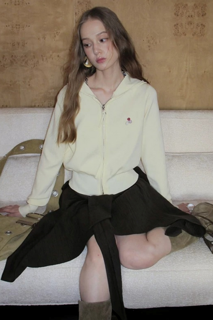 Poetic Rococo Asymmetrical Skirt
