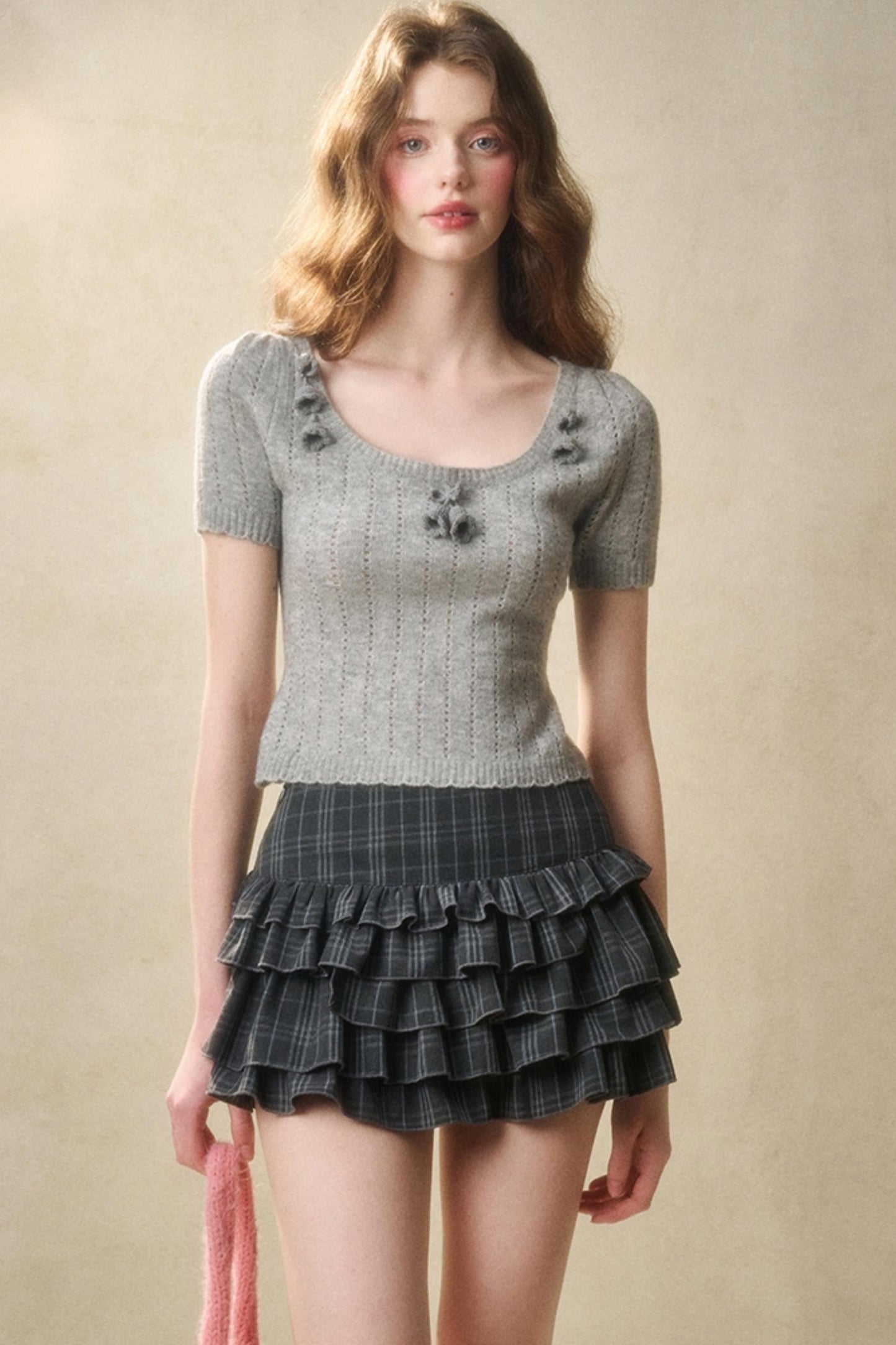 Handmade Floral Cropped Top