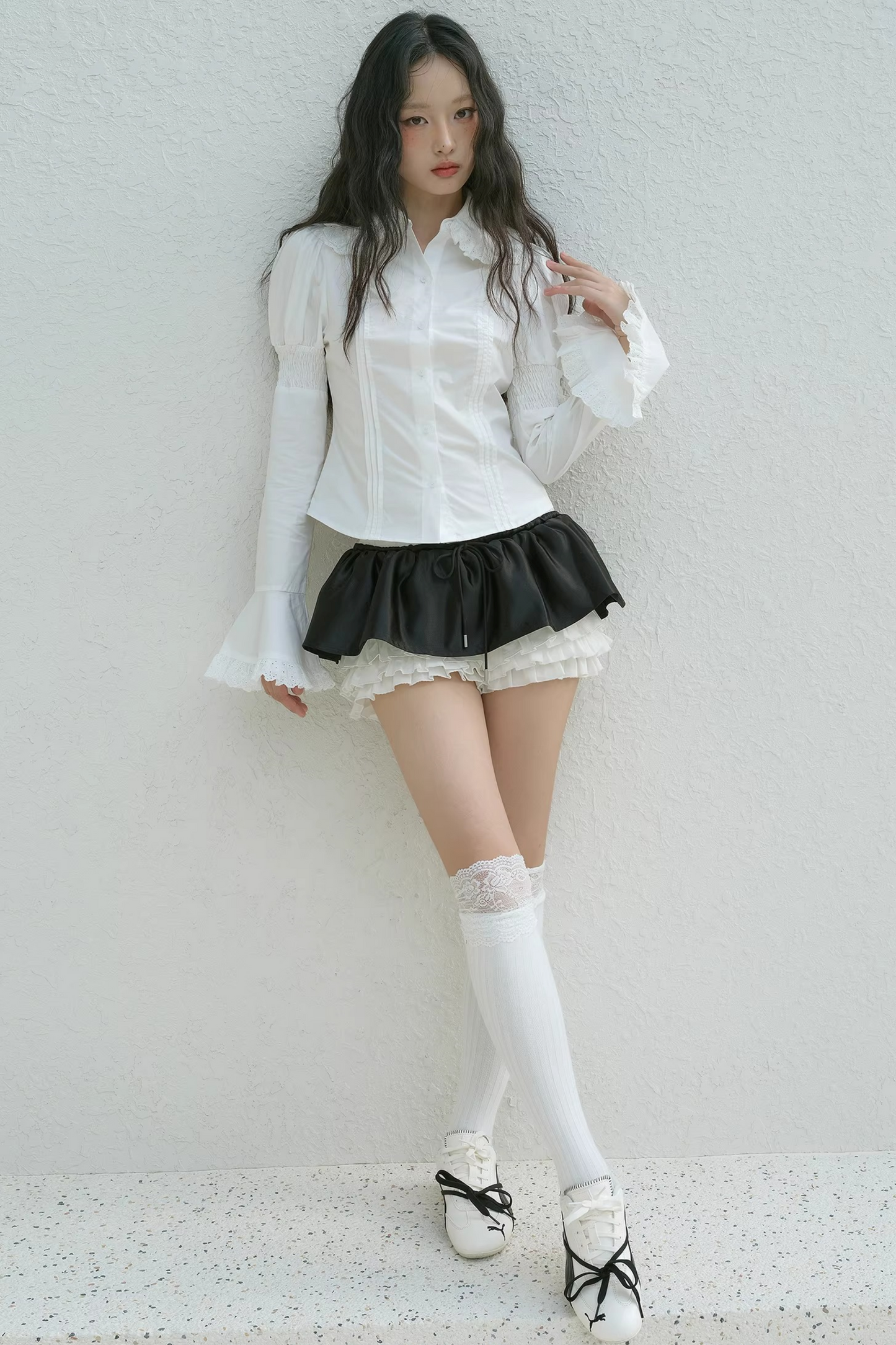 Lace Doll Collar Blouse
