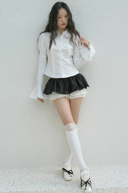 Lace Doll Collar Blouse