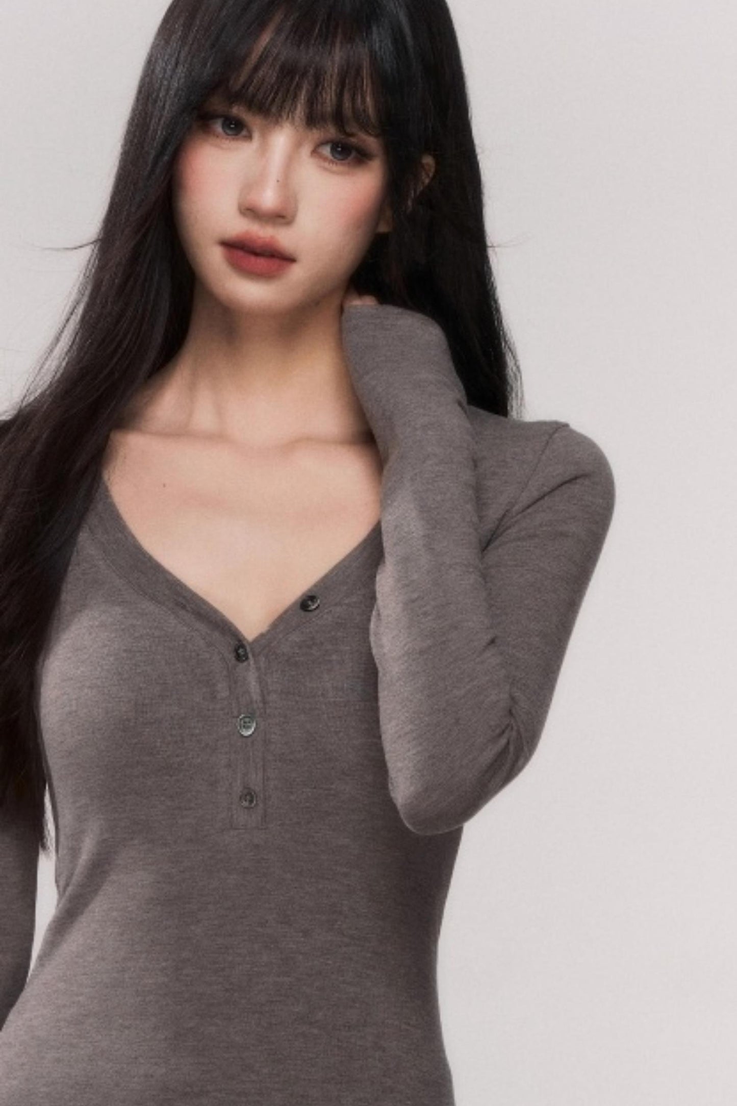 Knitted Waist-Cinching Top