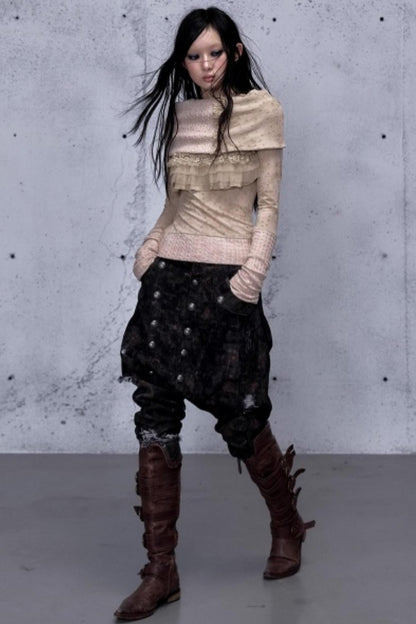 Vintage Retro Wool Knit Sweater