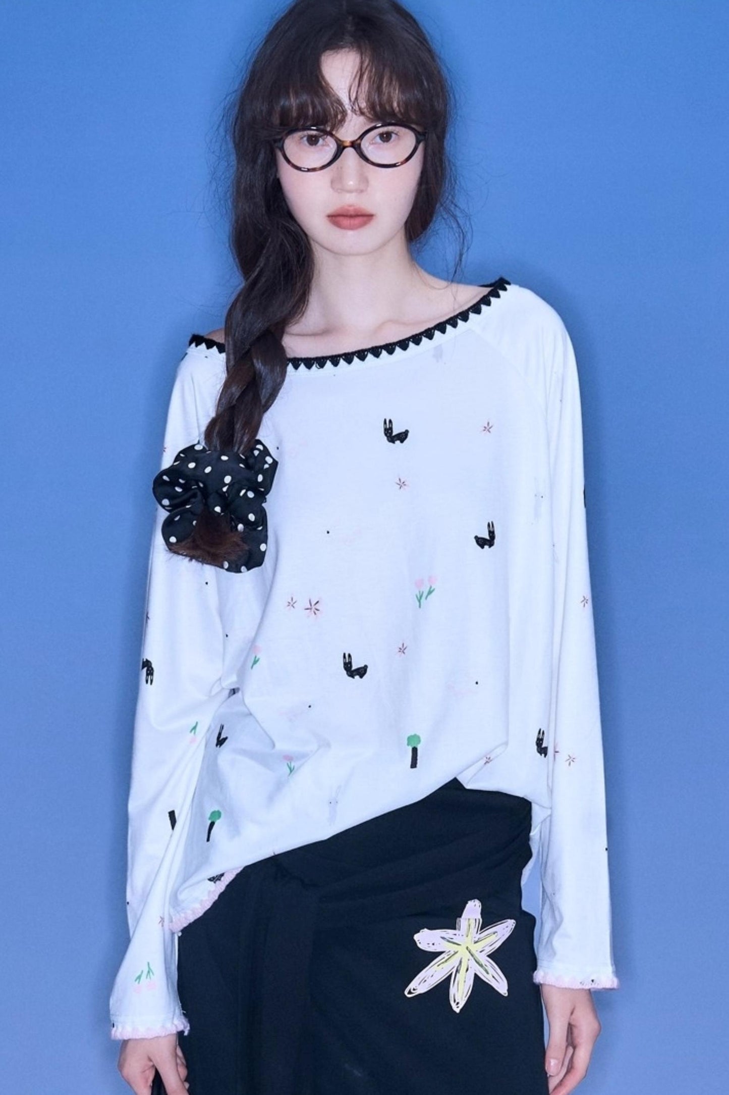 Wilderness Rabbit Crew Neck Top Set-Up