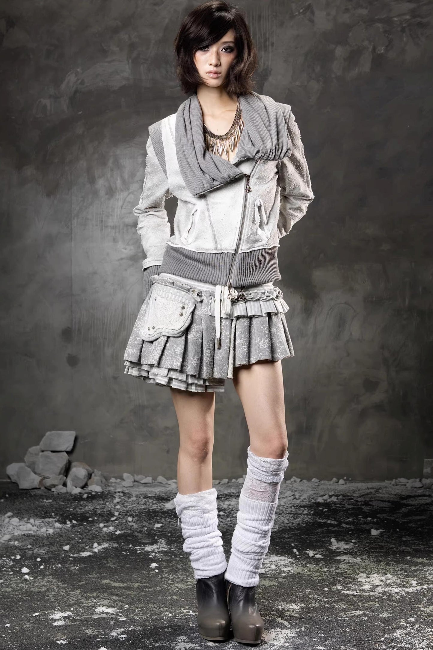 Stacked Collar Jacket