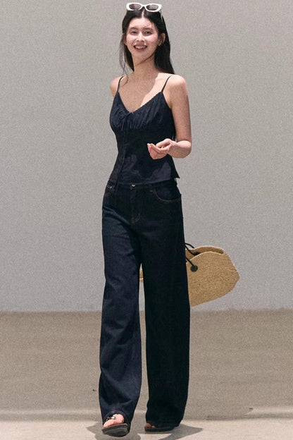 Sun-Kissed Floral Denim Set-Up