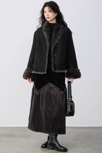 Dark Night Ruffle Top