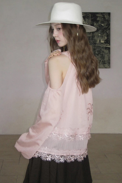 Frida Rose Lace Blouse