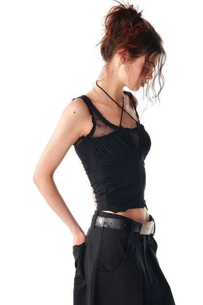 Lace-Trimmed Slim Fit Camisole