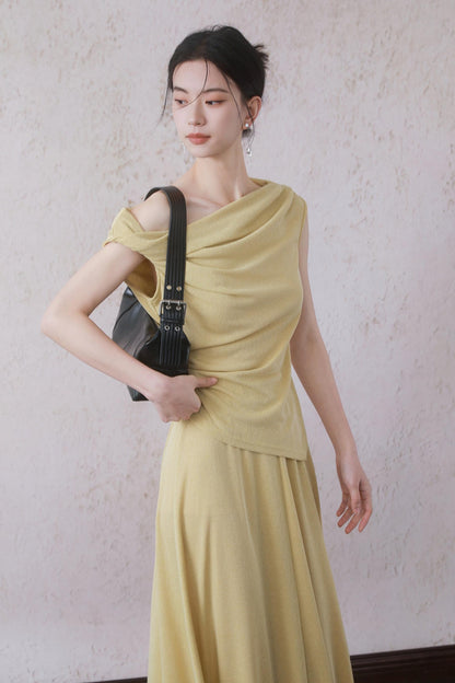 Lemon Luxe Swing Knit Set