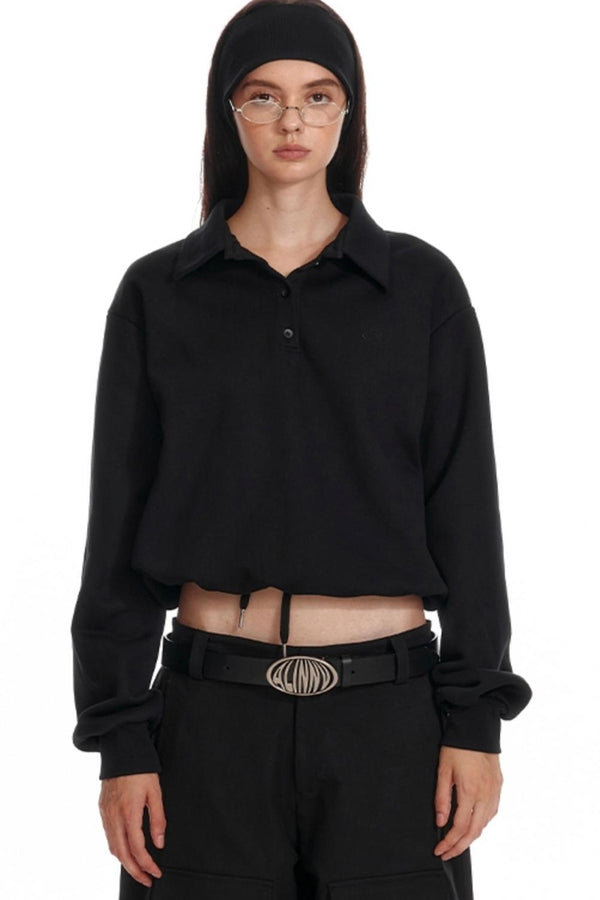 Polo Embroidered Hem Sweater