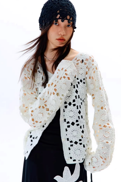 Floral Dream Häkeljacke