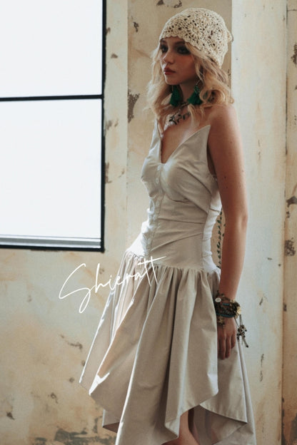 Vintage Irregular Fit & Flare Dress