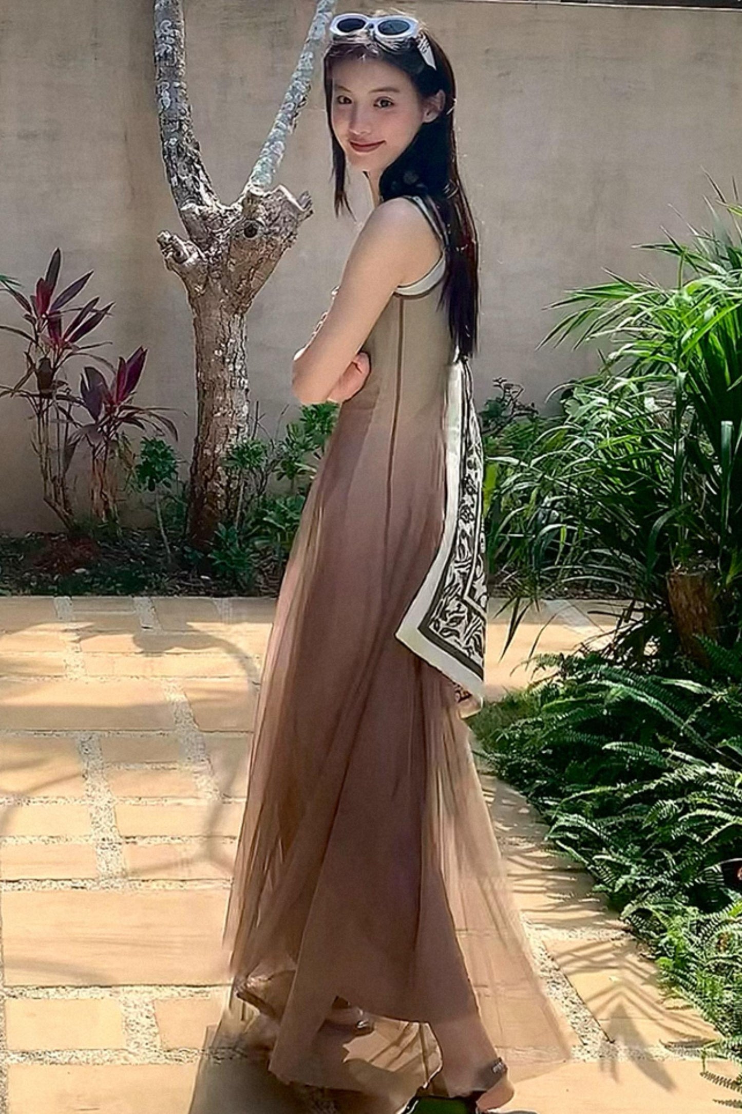 Spring Breeze Gradient Dress