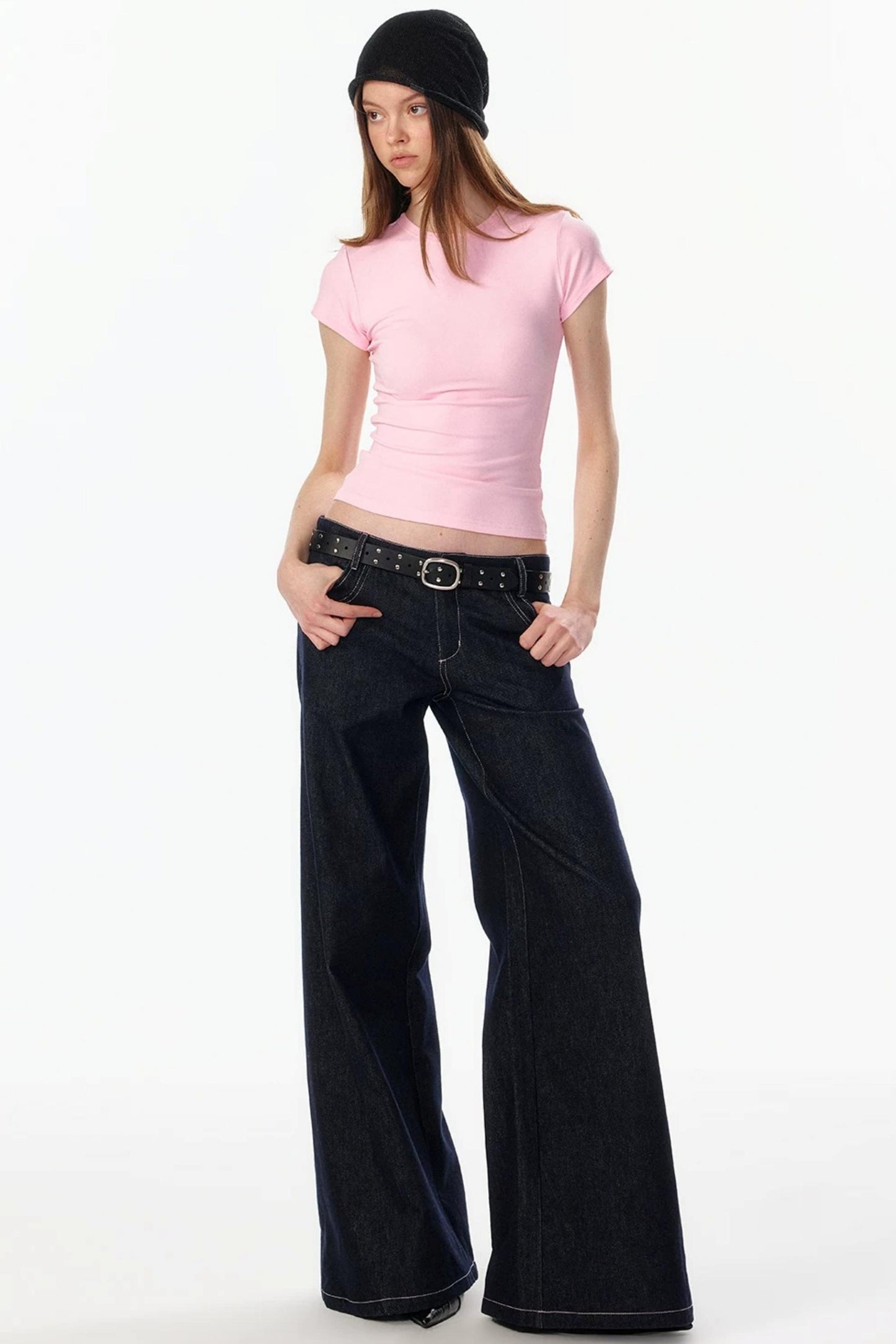 Retro Loose Denim Pants
