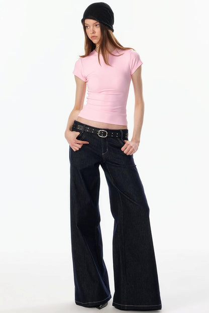 Retro Loose Denim Pants