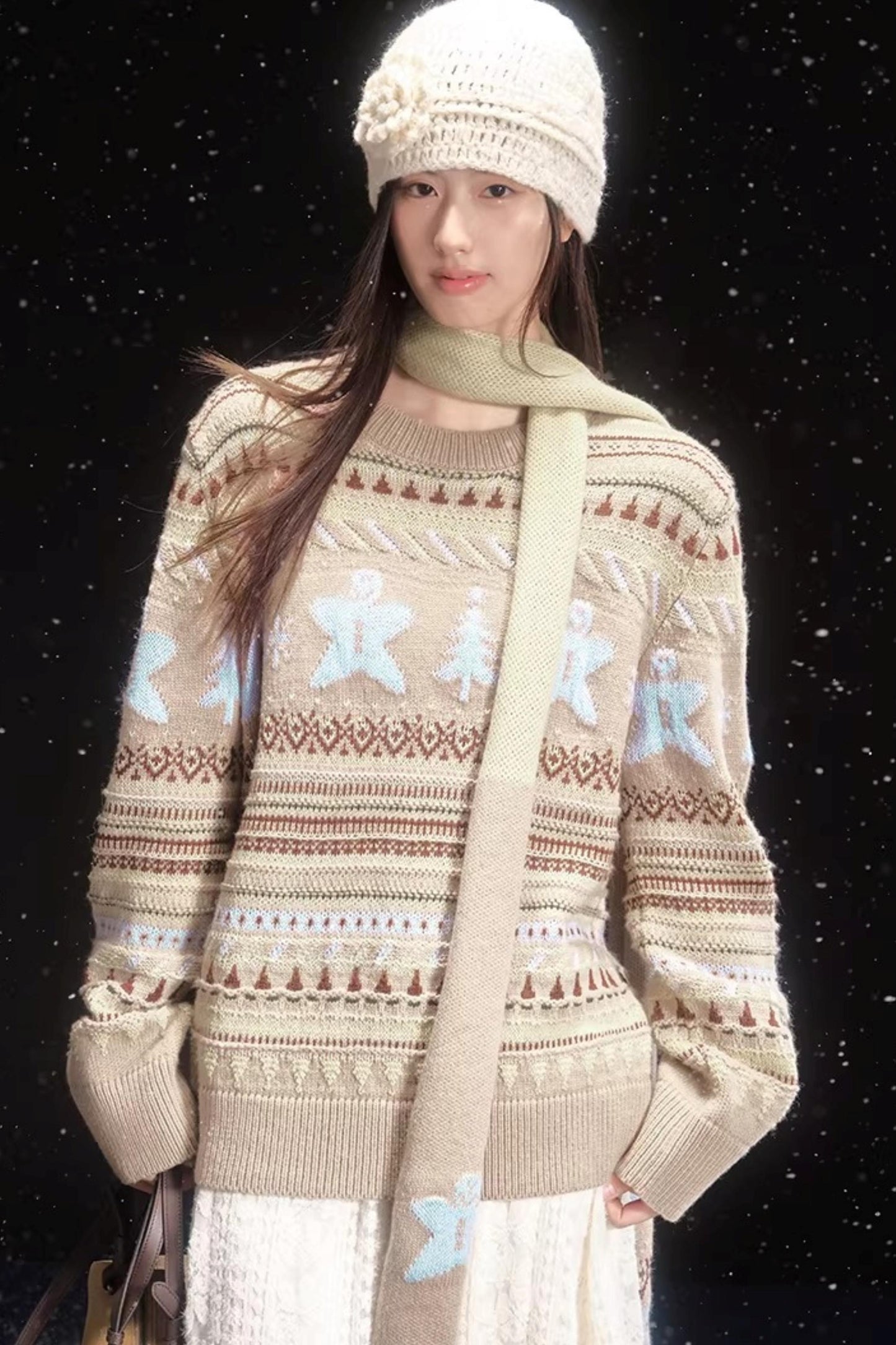 Gingerbread Fair Isle Sweater Set
