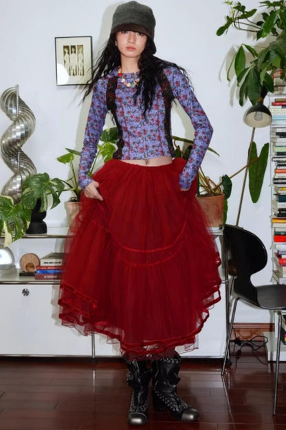 Vintage Leopard Velvet T-Shirt