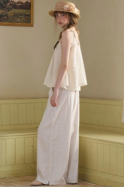 Holiday Striped Slacks Set-Up