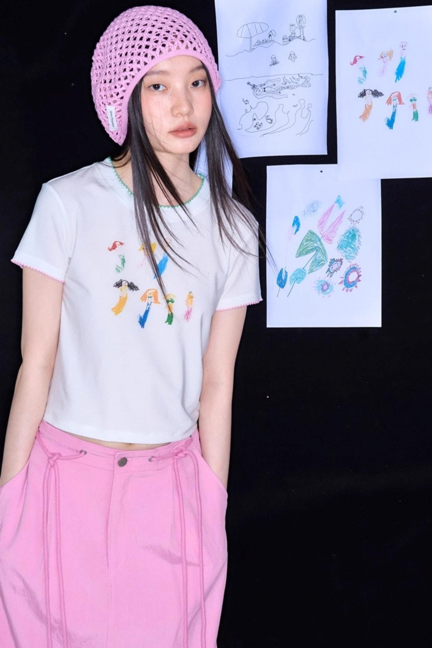 Mermaid Hand-Painted Tee