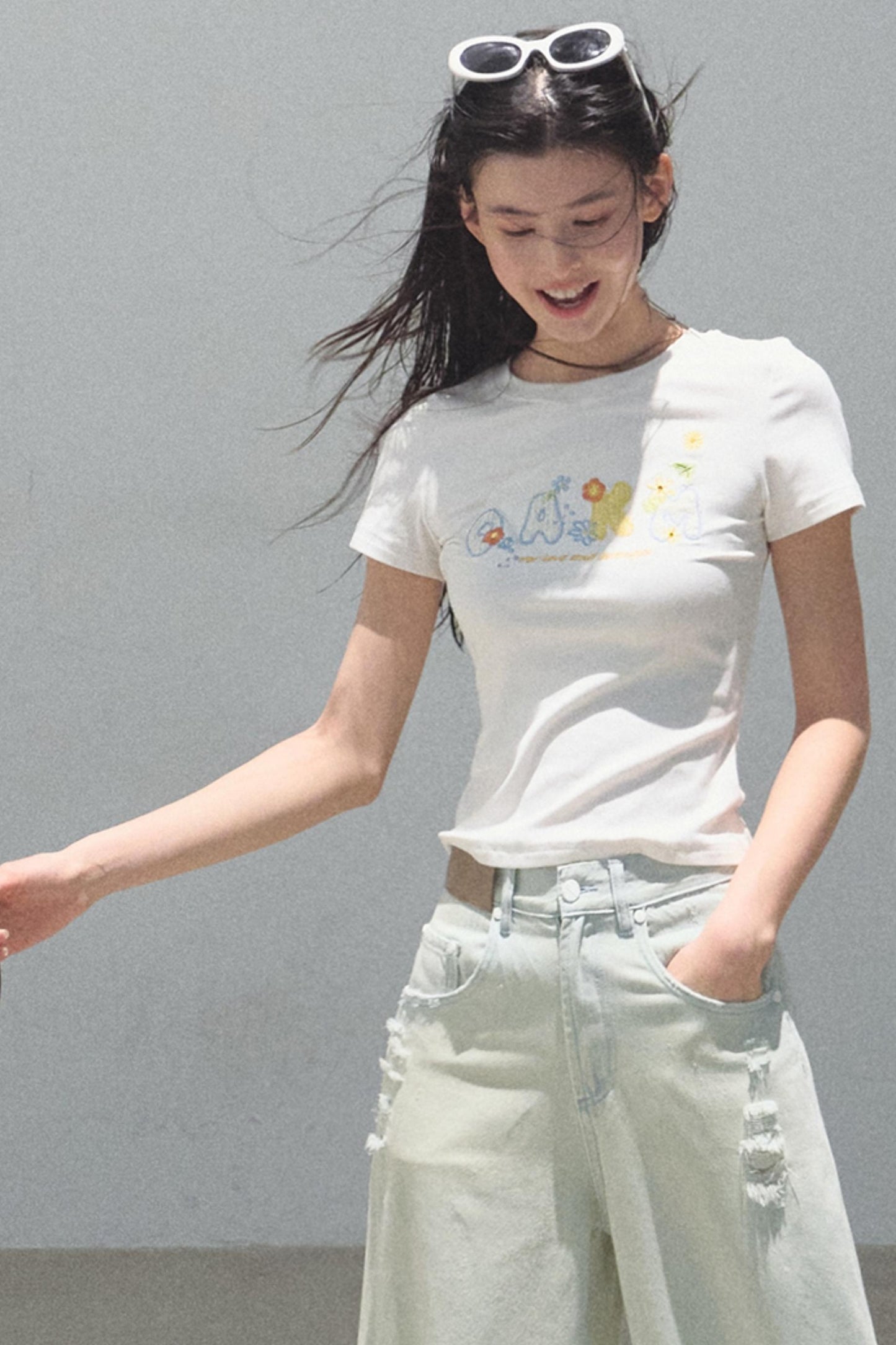 Skin-Friendly Crewneck T-Shirt