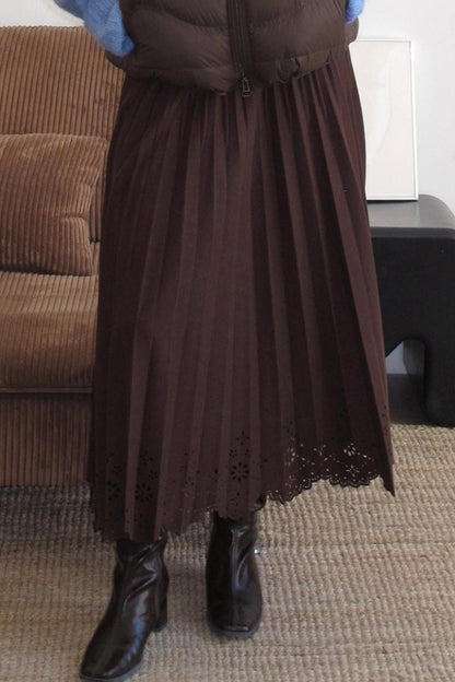 Rin's Poem Pleated Skirt