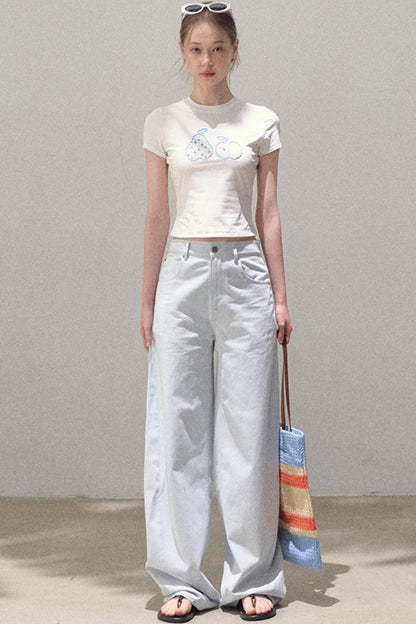 Rhinestone Halo Jeans